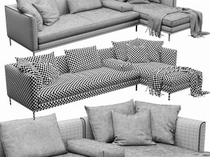 linteloo relax chaise lounge 3D Model