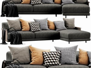 ditre italia althon chaise lounge 3D-Modell