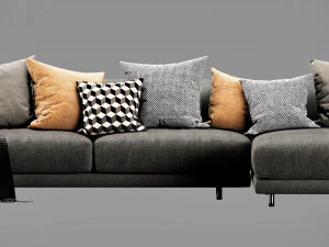 ditre italia althon chaise lounge Modello 3D