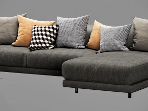ditre italia althon chaise lounge 3D-Modell
