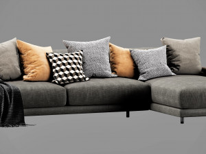 ditre italia althon chaise lounge 3D-Modell