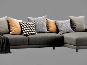 ditre italia althon chaise lounge Modello 3D