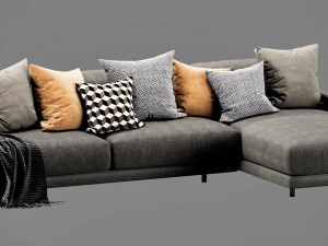 ditre italia althon chaise lounge 3D-Modell