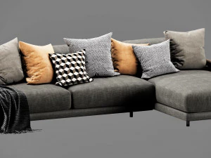 ditre italia althon chaise lounge Modello 3D