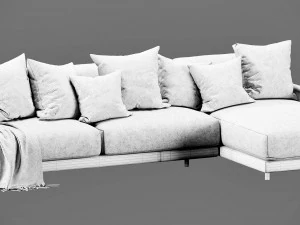 ditre italia althon chaise lounge Modello 3D