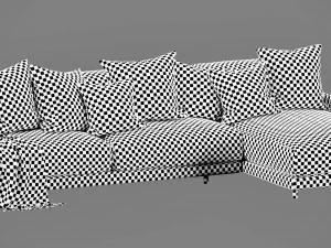 ditre italia althon chaise lounge Modello 3D