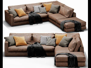 Linteloo Mauro sectionnel Modèle 3D