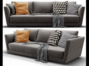 verzelloni lyndon 3 seater 3D मॉडल