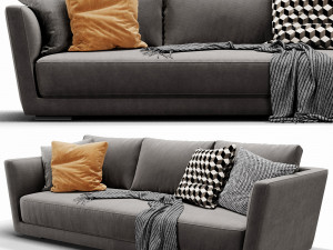 verzelloni lyndon 3 seater Modello 3D
