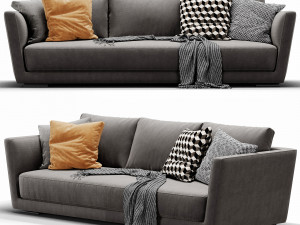 verzelloni lyndon 3 seater Modello 3D