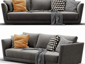 verzelloni lyndon 3 seater 3D Model