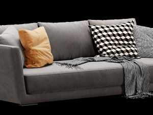 verzelloni lyndon 3 seater Modello 3D