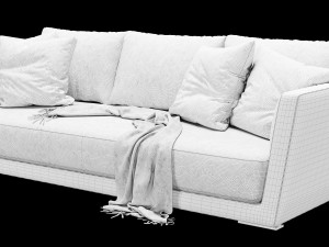verzelloni lyndon 3 seater Modello 3D