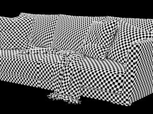 verzelloni lyndon 3 seater Modello 3D