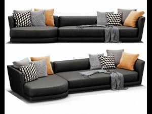 verzelloni lyndon chaise lounge 3D Model