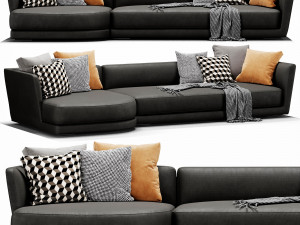 verzelloni lyndon chaise lounge 3D मॉडल