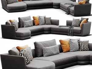 verzelloni lyndon sectional 3D Модель