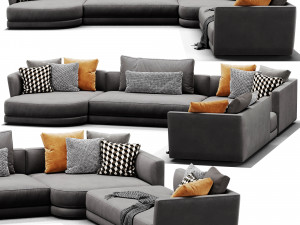 verzelloni lyndon sectional 3D Модель