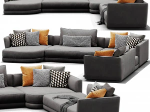verzelloni lyndon sectional 3D Model