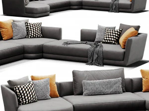 verzelloni lyndon sectional 3D Model