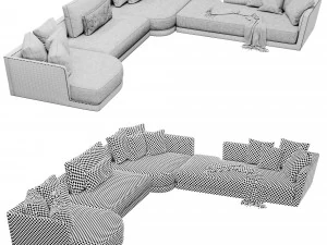 verzelloni lyndon sectional 3D Model