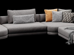 verzelloni lyndon sectional 3D Модель