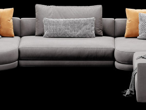 verzelloni lyndon sectional 3D Модель
