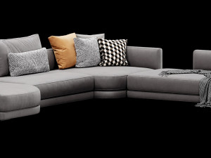 verzelloni lyndon sectional 3D Модель