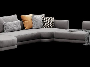 verzelloni lyndon sectional 3D Model