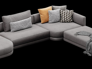 verzelloni lyndon sectional 3D Модель