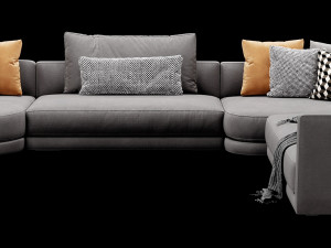 verzelloni lyndon sectional 3D Модель