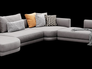 verzelloni lyndon sectional 3D Модель