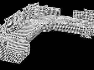 verzelloni lyndon sectional 3D Модель