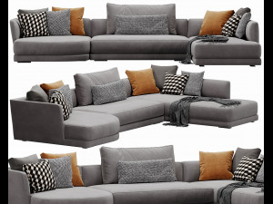 verzelloni lyndon sectional 3D Model