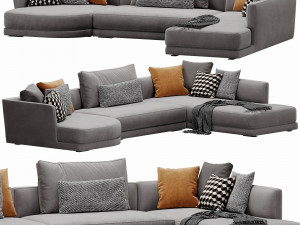verzelloni lyndon sectional Modelo 3D