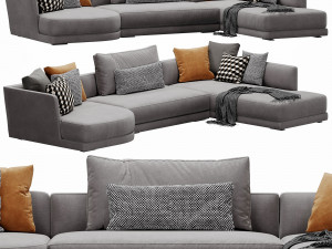 verzelloni lyndon sectional Modelo 3D