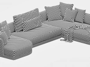 verzelloni lyndon sectional 3D Model