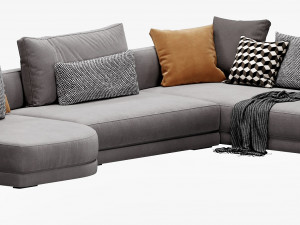 verzelloni lyndon sectional Modelo 3D