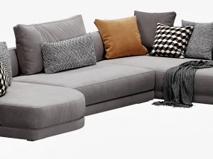 verzelloni lyndon sectional 3D Model