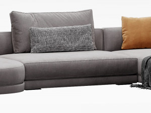 verzelloni lyndon sectional Modelo 3D