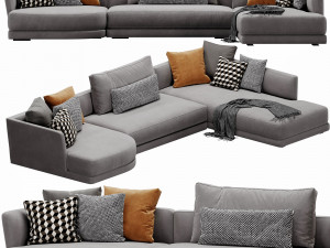 verzelloni lyndon sectional Modelo 3D