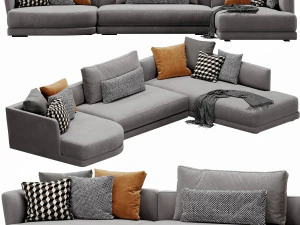 verzelloni lyndon sectional 3D Model