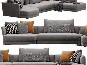 verzelloni lyndon sectional Modelo 3D