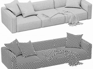 poliform shangai 3 seater Modelo 3D