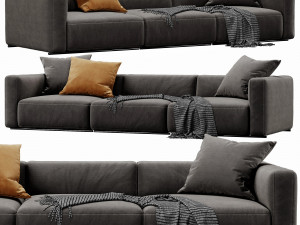 poliform shangai 3 seater Modelo 3D