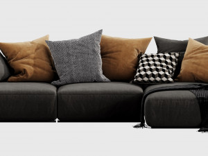 poliform shangai chaise lounge 3D Модель