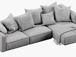 poliform shangai chaise lounge 3D Модель