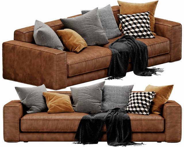ditre italia buble leather 3D Модель .c4d .max .obj .3ds .fbx .stl .blend 