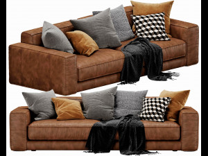 ditre italia buble leather 3D Model