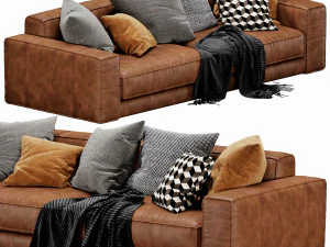 ditre italia buble leather 3D Model